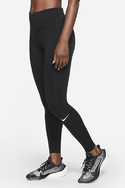 Nike Epic Lux Steam Barrier Shaping Recovery Black Sports Leggings with Pockets