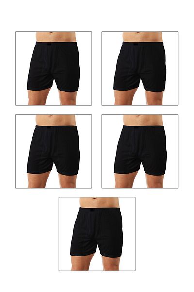ÖZKAN underwear Özkan 0043 - Ανδρικά σλιπ μπόξερ 5 συσκευασιών, χτενισμένο βαμβάκι, ύφασμα μονό ζέρσεϊ, εύκαμπτο και άνετο πόδι