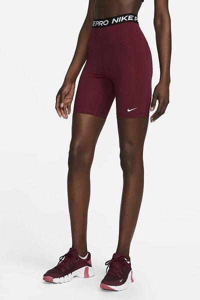 Nike Pro 365 Shorts Colanți cu talie înaltă 18 cm Colanți motocicliști bordeaux