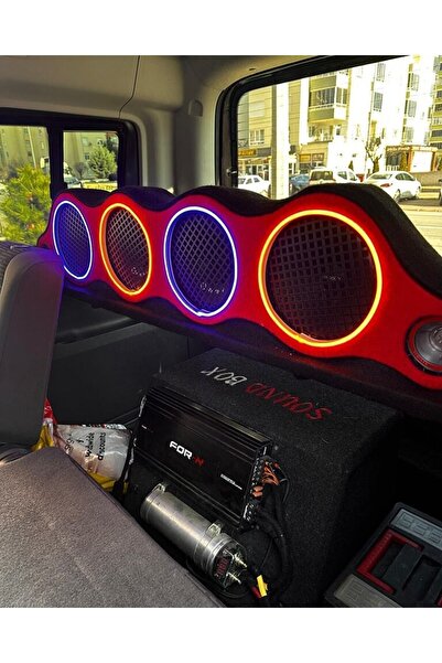 HSR HOME LIVING KIRMIZI IŞIKLI EVRENSEL DİK PANDİZOT (4X20CM 2X10CM HOPARLÖRE...