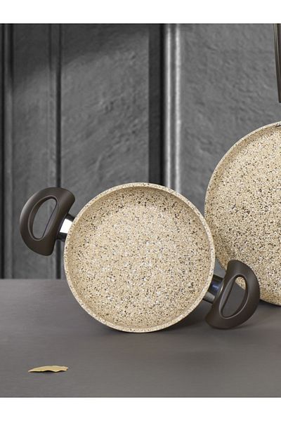 FALEZ Creamy Granite 22 Cm Pan