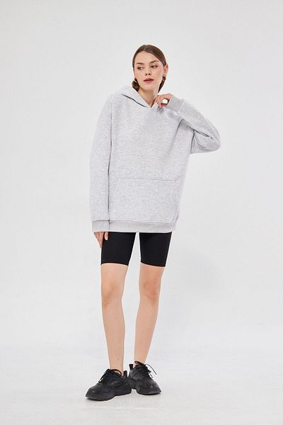 Moda Işık Hanorac cu glugă unisex Grimelange - Hanorac de bază 100% bumbac