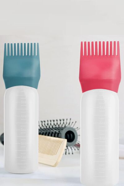 COZY SENSE Hair Coloring Grooming Comb 1Pc Colorful Practical Hair Coloring Bottle Grooming Oil Hair Dye Gloves Brush