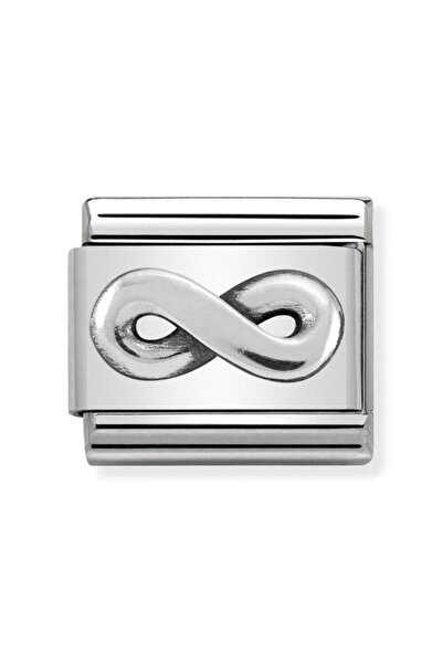 NOMİNATİON Composable Classic Oxıdızed Symbols In St,steel And Sterling Silve...