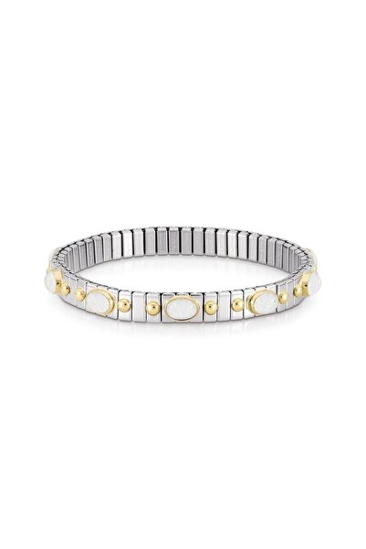 NOMİNATİON Extensıon Bracelets (s) In Stainless Steel With 18k Gold And 10 St...