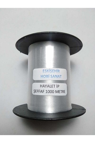 Eskişehir hobi sanat Διαφανές νήμα 1000 μέτρων - Σχοινί 0,10 mm Ghost
