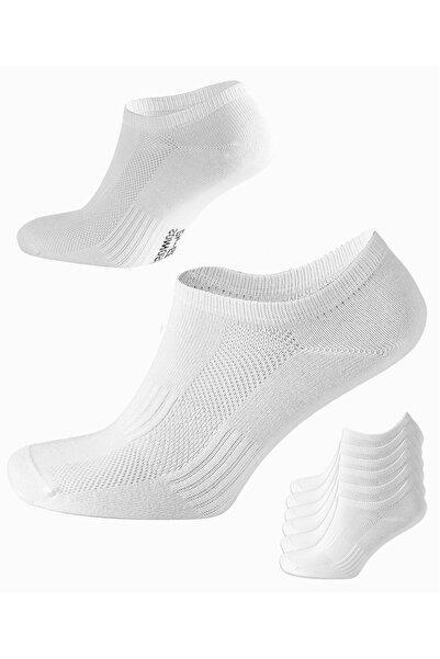 SONNORS 6 чифта дамски и мъжки спортни чорапи, маратонки, черно-бели, чорапи от органичен памук