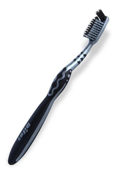 Difaş Silver Black Toothbrush Soft 2 Pieces