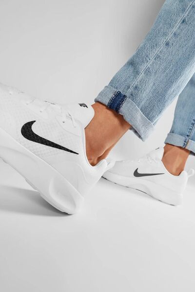 Nike حذاء رياضي أبيض من Wearallday مريح ونعل أبيض للنساء