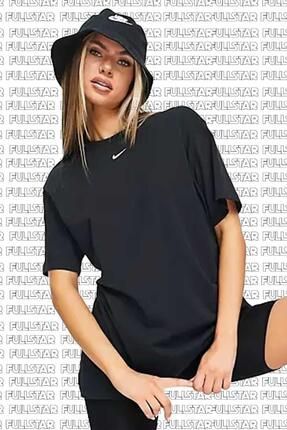 Nike Sportswear Oversized T shirt Unisex Nak Swooslu Siyah Ti ort Fiyat Yorumlar Trendyol