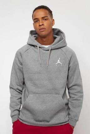 Nike Air Jordan Jumpman Fleece Pullover Hoodie Men s Grey ardonlu Kapu onlu Sweatshirt Gri Fiyat Yorumlar Trendyol