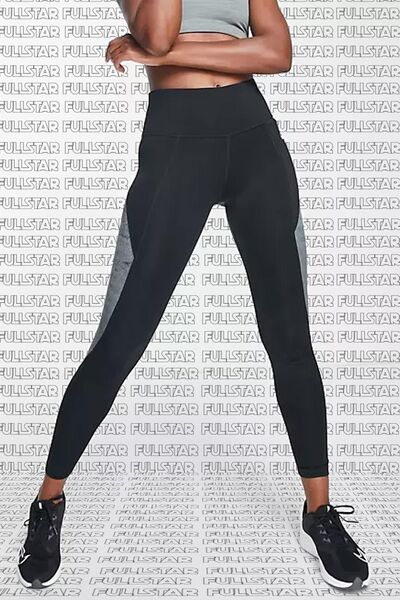 Nike Air Fast Running Full Length Leggings 3 Cepli Toparlayıcı Siyah Tayt