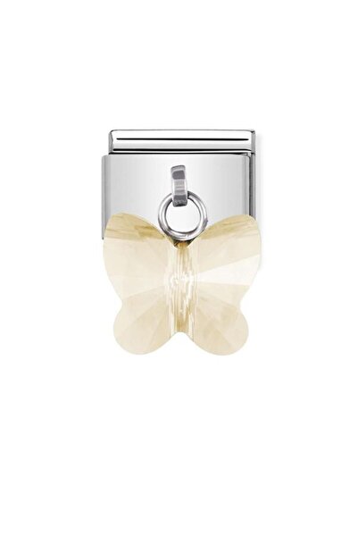 NOMİNATİON Composable Classic Dekoratif Charm - Charm Kristal - Şampanya - (2...