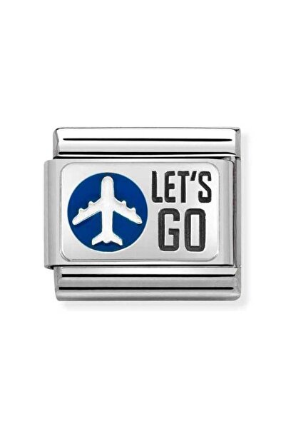 NOMİNATİON Composable Classic Dekoratif Link - Plakalar Semboller - Hadi gidelim -  925 Gümüş