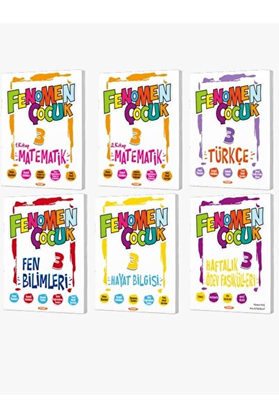Fenomen Yayıncılık FENOMEN ÇOCUK 3.SINIF SET (5 KITAP) + HAFTALIK ÖDEV FASIKÜ...