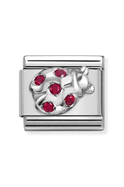 NOMİNATİON Composable Classic Dekoratif Link - Semboller - Kırmızı Uğur Böceğ...