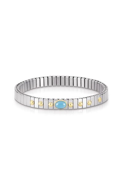 NOMİNATİON Extensıon Bracelet (s) In Stainless Steel With 18k Gold And 1 Ston...