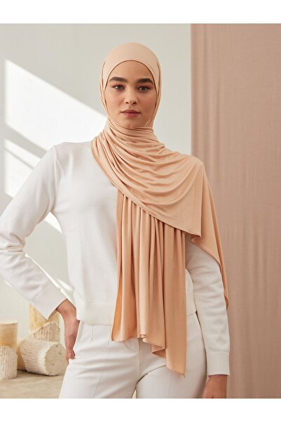 Femple Modest Premium Jersey Shawl - Beach Beige, 180x70 cm, Hijab
