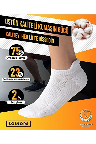 SONNORS 4 ζευγάρια κάλτσες για τρέξιμο Ελαφριές αναπνέουσες αθλητικές κάλτσες με μαξιλαράκια