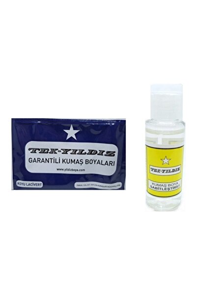 TekYıldız Tek Yıldız Lacivert Kumaş Boyası Ve Sabitleştirici