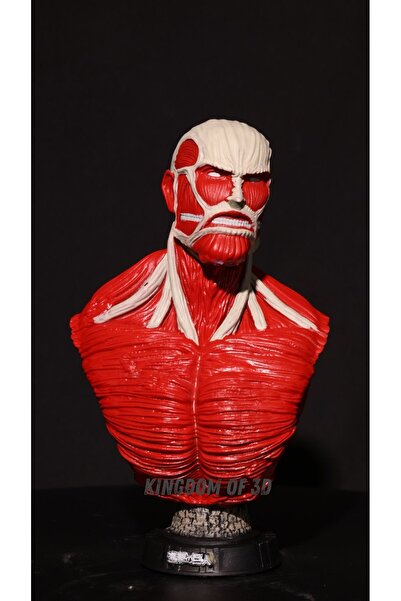 Kingdom of 3D Attack on Titan Colossal Titan Büst, Colossal Titan, Anime Figü...