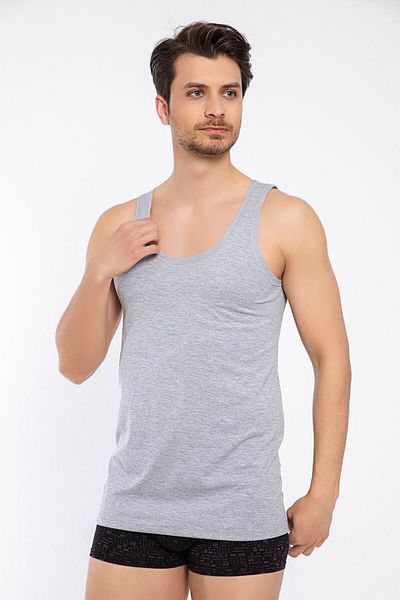 saac 100% Cotton Combed Single Jersey Gray 6 Pieces Men's Athlete
