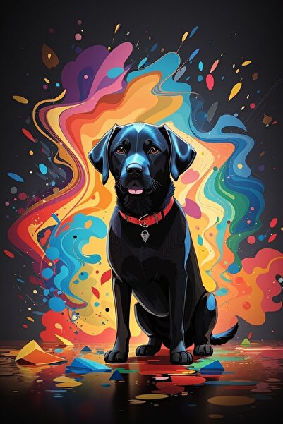 Genel Markalar Renkli Baskılı Sayılarla Boyama Hobi Seti (Çerçeveli) 40x50 cm...