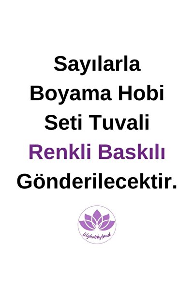 LİLYHOBBYLAND Renkli Baskılı Sayılarla Boyama Hobi Seti (Çerçeveli) 40x50 cm: Deniz Feneri
