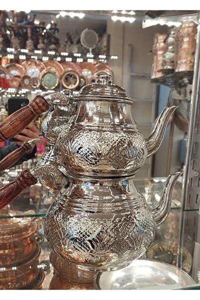 Bakır Center إبريق شاي نحاسي وإبريق شاي نحاسي بنمط زهرة إبريق شاي نحاسي كبير ...