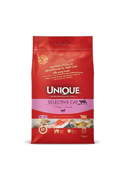 Unique Selective Cat Kedi Maması 7 Kg Somonlu