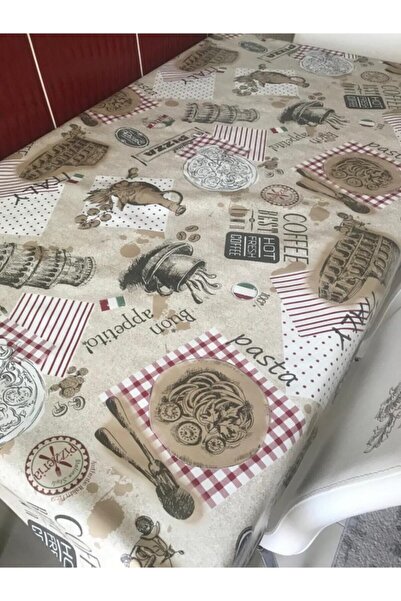 yukselhalimefrusat Astarlı Silinebilir Pvc Oval Masa Örtüsü