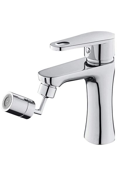 Canderel Water Rotatable Long Faucet - Head Saving, Compatible Mounting