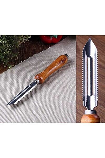 Vakia Pumpkin Carver with Wooden Handle Carving Vegetable Peeler