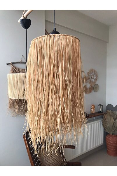 Ethnica Bohem Püsküllü Rafya Avize