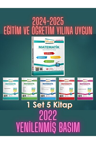 Sonuç Yayınları 11.sınıf Matematik Modüler Set (YENİLENMİŞ BASKI) 2024-2025 M...