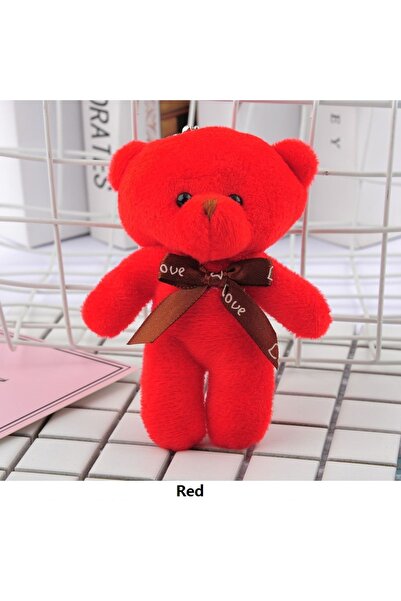 EXENET Peluş Ayıcık Anahtarlık Minik Tatlı Aksesuar Çanta Süs Takısı Hediyeli...