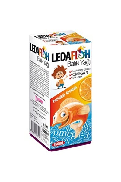 LedaPharma Ledafish Balık Yağı Portakal Aromalı 150 ml 4 Adet