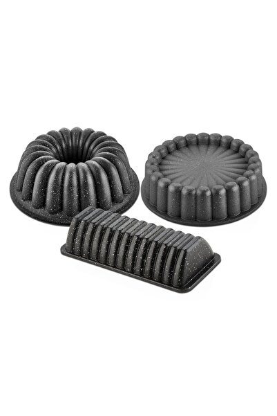 BİMOTE 3-Piece Casting Granite Cake Mold