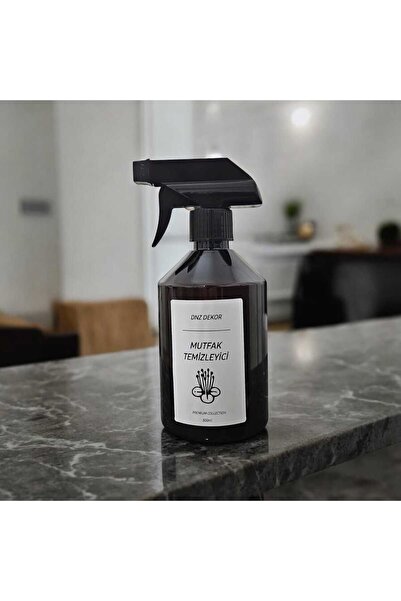 DNZ DEKOR Πλαστικό μπουκάλι 500 ml με ετικέτα για καθαριστικό κουζίνας