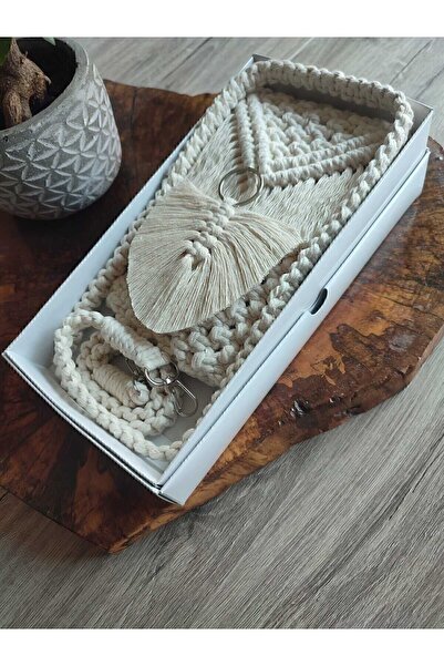 gunesshop Güneş Shop - Makrome Cep Telefon Çantası / Yan Çanta / Omuz Çantası