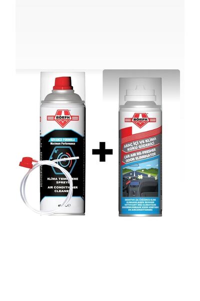 Genel Markalar Klima Temizleyici Sprey 400 ml Klima Koku Bombası 200 ml