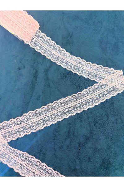 FASHİON DANTEL Lycra Free Nylon Lace Guipure En 4 cm Length 10 Meters Intermediate Pattern