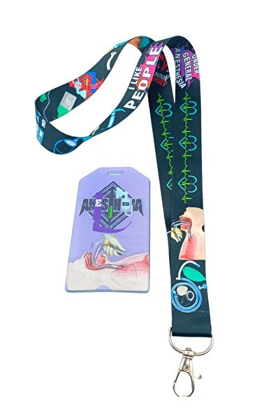 CİCCİBİCCİSHOP Anestezi Boyun Askı Ipi Ve Kart Tutucu