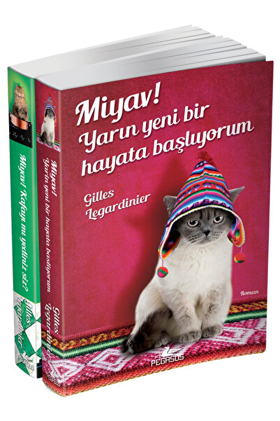 Pegasus Yayınları Miyav! 2 Kitaplık Romantik Komedi Seti - Aşk Dostluk ve Ked...