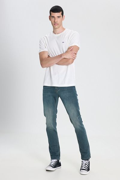 Lee Men's Slim Fit Denim Trousers - Stone L70115858 Rider Jean
