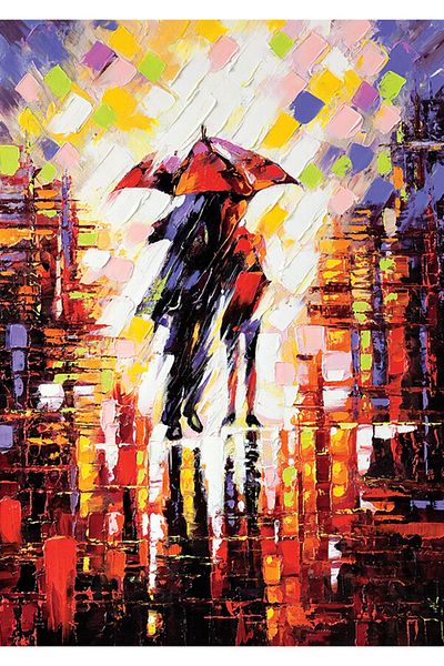 Art Puzzle 500 Piece Love Puzzle under Umbrella - 5090