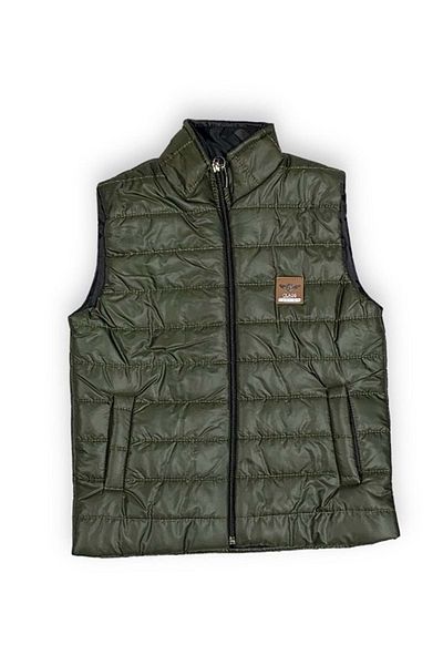 Mnk Baby&Kids Boy's Flato Pocket Fiber Inflatable Vest MNK0409 KHAKI