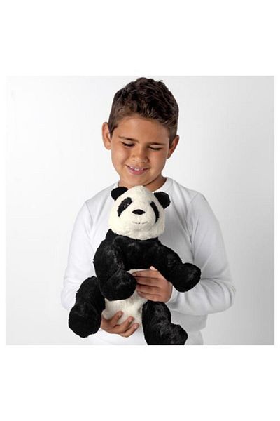 IKEA Children's Plush Toy Panda Black-White 30 cm