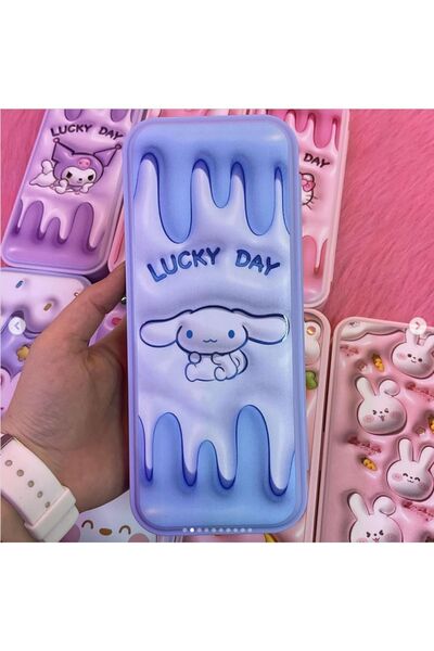 TOYFEST Cinnamoroll Figürlü Çok Bölmeli Plastik Kalemlik Kalem Kutusu