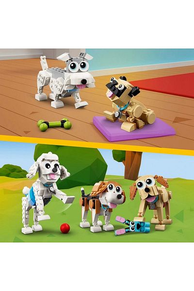 TOYFEST لعبة بناء الكلب اللطيفة - الخالق 31137